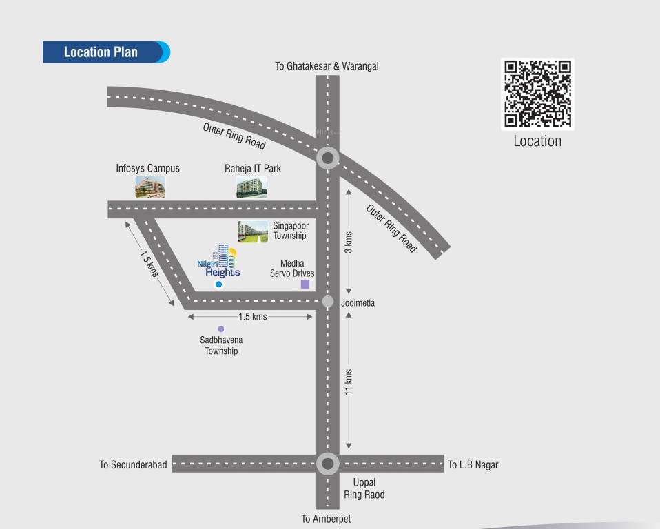  nilgiri heights Location Plan