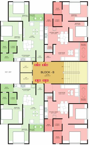  lotus-heights Block B Cluster Plan
