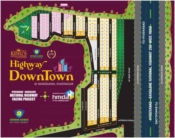  highway-downtown Location Plan