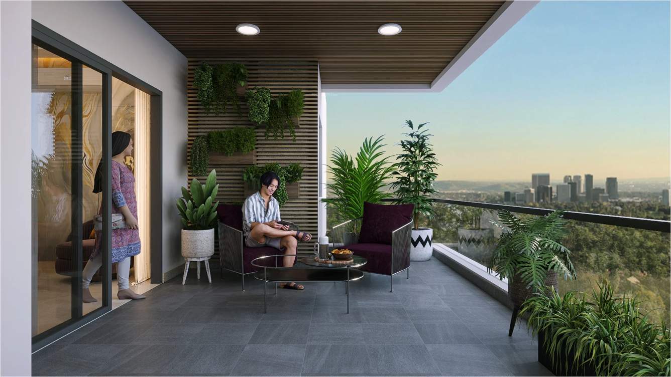  polam luxury apartments Balcony