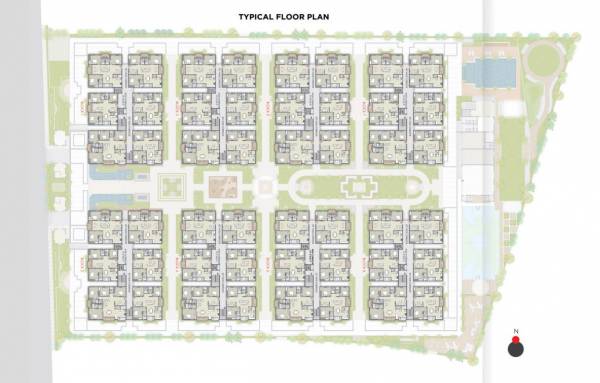  casa-grande Block 1 to Block 8 Typical Cluster Plan
