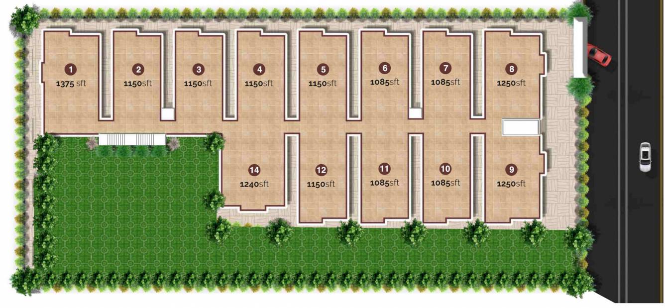  vidhatri Layout Plan