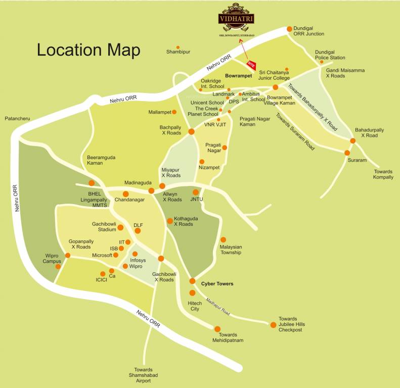  vidhatri Location Plan