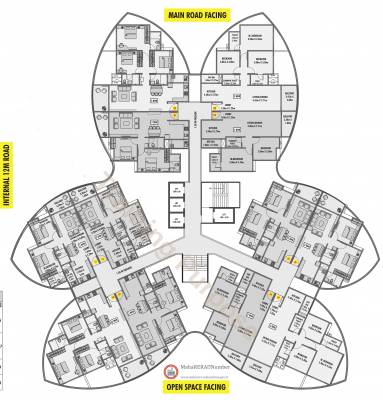  fairmont A Building Cluster Plan Typical