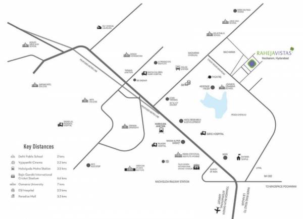  vistas-elite-tower-h Location Plan