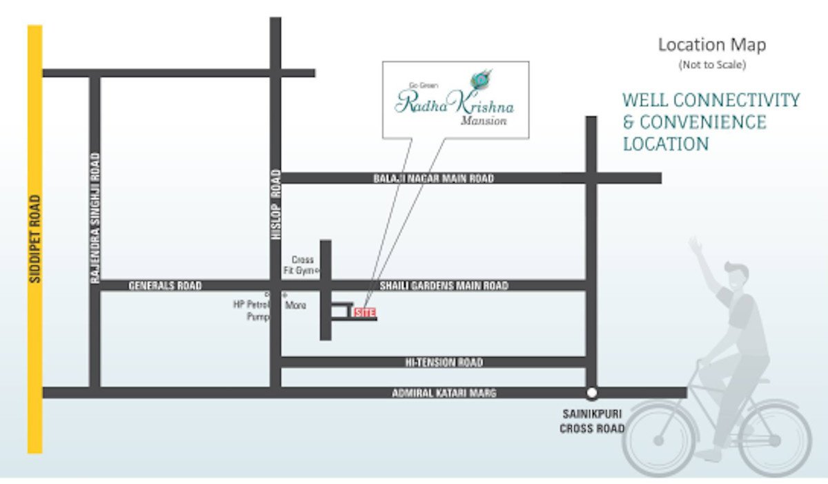  radha krishna mansion Location Plan