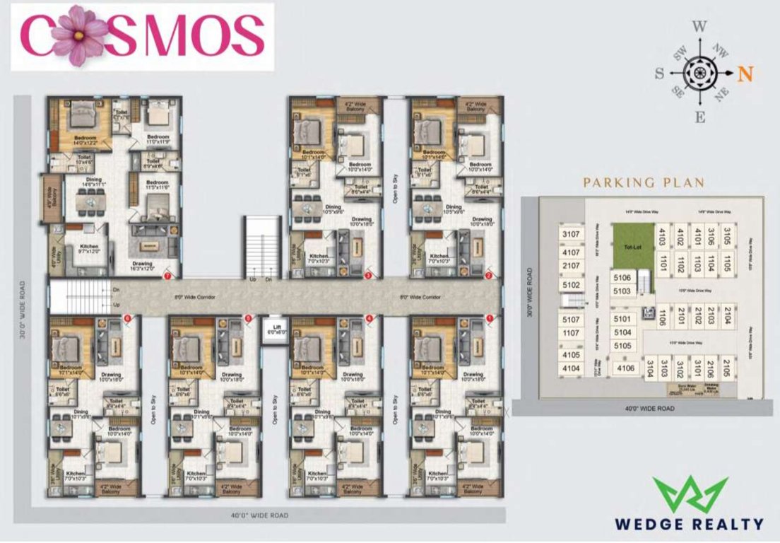  infras cosmos Infras Cosmos Cluster Plan for Typical Floor