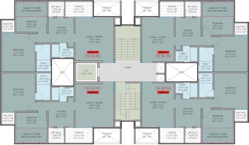  ace-aurum-iii-tower-03 Ace Aurum III Tower 03 Cluster Plan from 1st, 3rd, 5th And 7th Floor