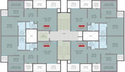  ace-aurum-iii-tower-03 Ace Aurum III Tower 03 Cluster Plan from 2nd, 4rth And  6th Floor