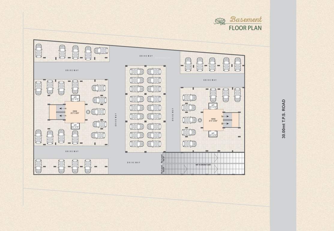  nest residency A+B BAsement Plan