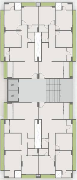  eureka-heights B Cluster Plan from 3rd to 10th Floor