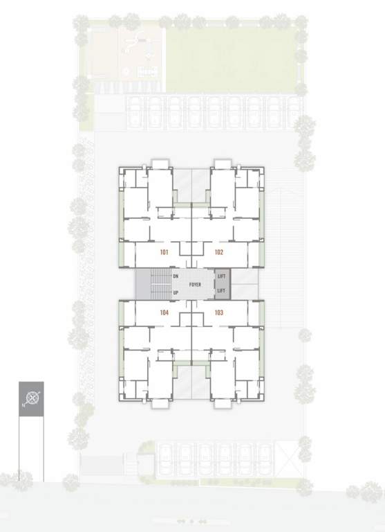  auram sky Dev Auram Sky Cluster Plan from 1st to 13th Floor