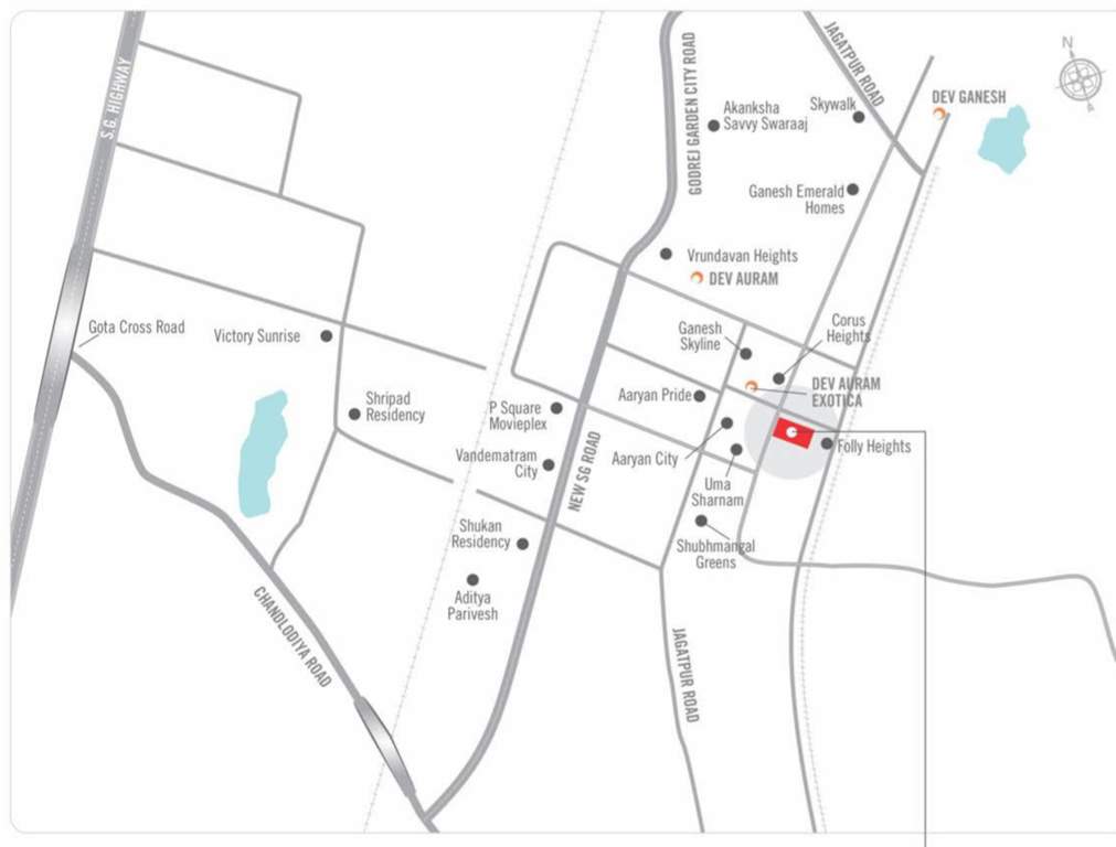  auram sky Location Plan