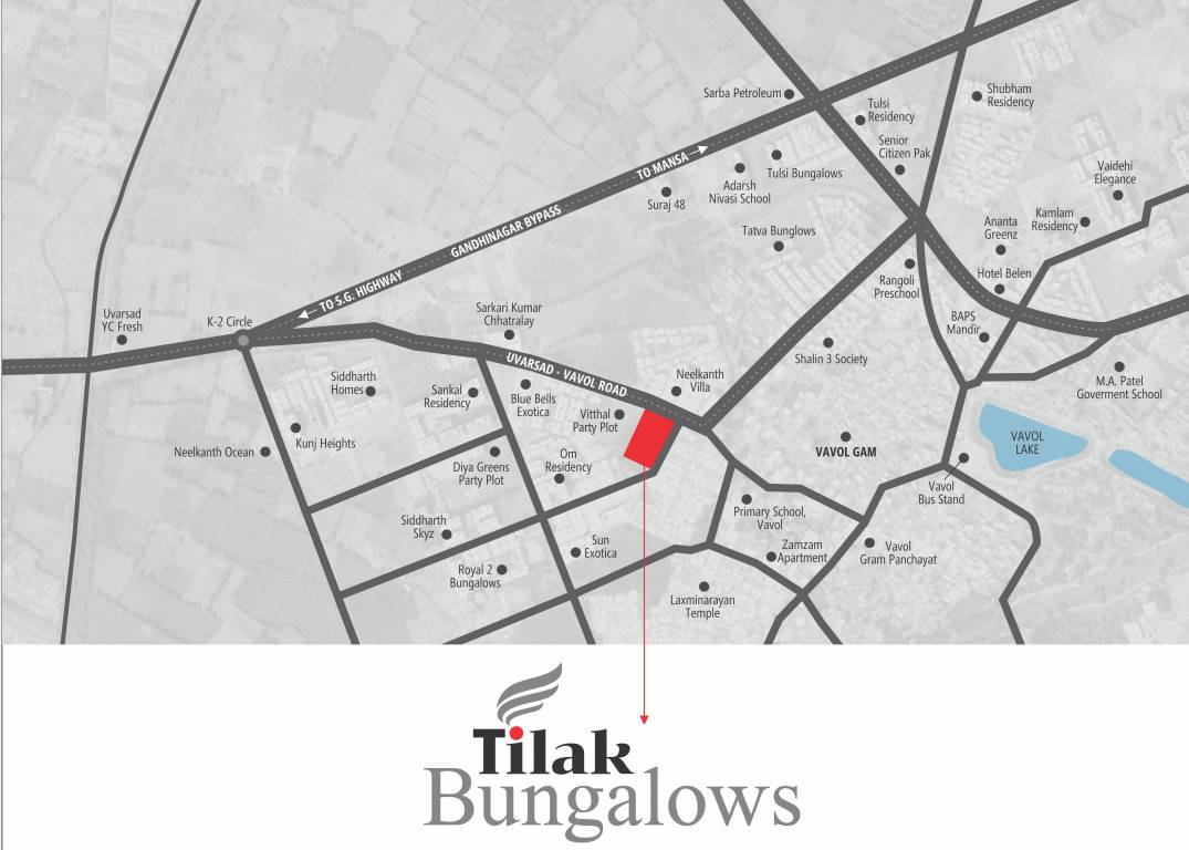  tilak bungalows Location Plan