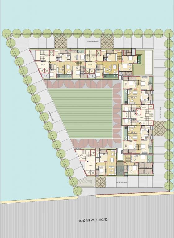 oeuvre 2 Block A B C and D Lower Level Cluster Plan for 24th Floor