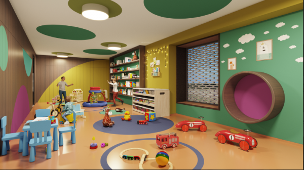 Children's play area amenities of Madhav Oeuvre 2