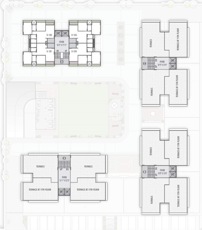  swam sky Block D Cluster Plan for 12th Floor
