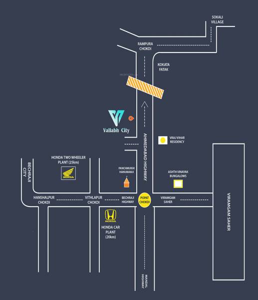  vallabh-city Location Plan