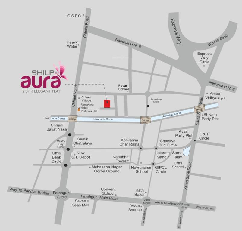  aura Location Plan