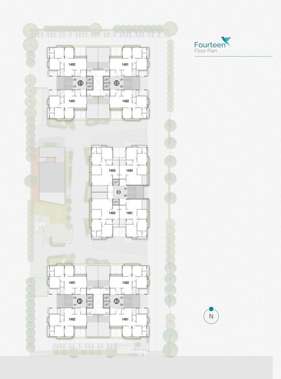  the skylark Block  A1+A2 Cluster Plan