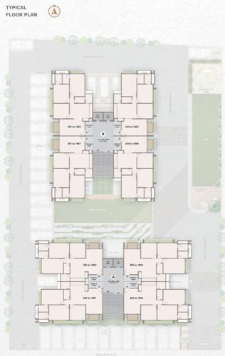  skyz-2 Block A  And Block B Cluster Plan from 2nd to 10th Floor