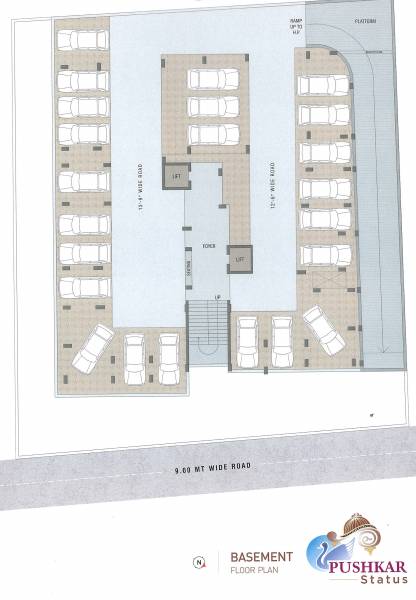  pushkar-status Pushkar Status Cluster Plan For Basement Floor