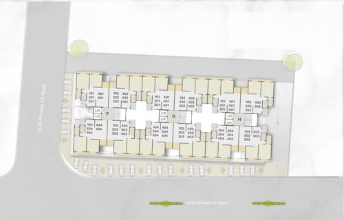 Block F G H Cluster Plan from 1st to 6th Floor shree-siddheshwar-highstreet-1 Block F G H Cluster Plan from 1st to 6th Floor