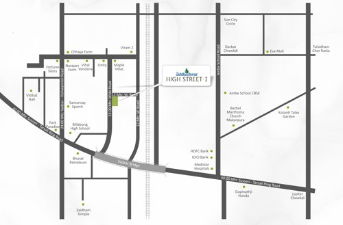 Location Plan shree-siddheshwar-highstreet-1 Location Plan