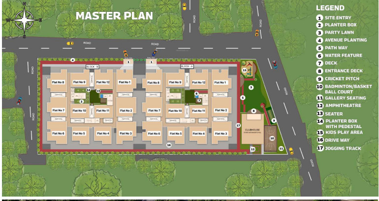  vantage kvs raju towers Master Plan