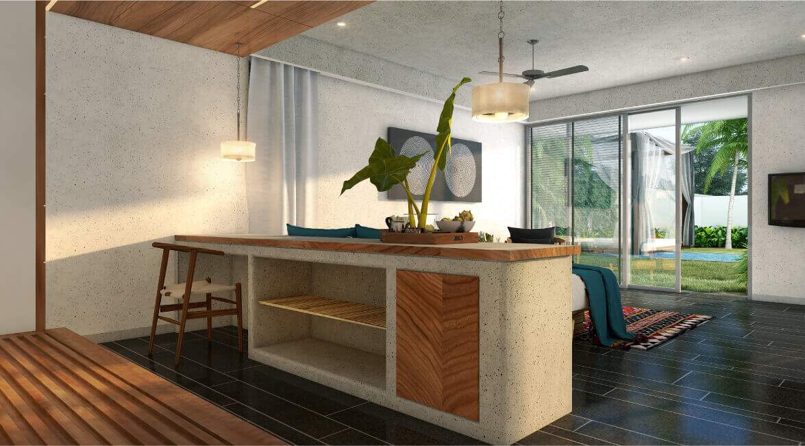  amantara living Kitchen