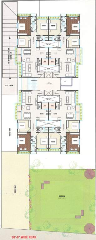  parklane garden Parklane Garden Cluster Plan for ground Floor