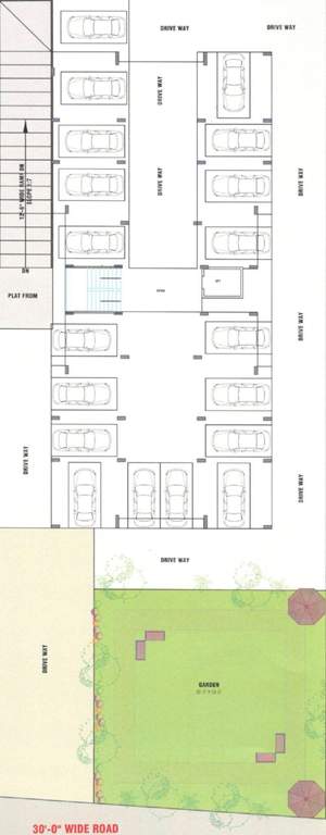  parklane garden Parklane Garden Cluster Plan for ground Floor