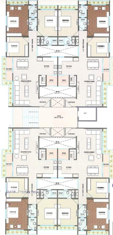  parklane garden Parklane Garden Cluster Plan from 1st to 5th Floor