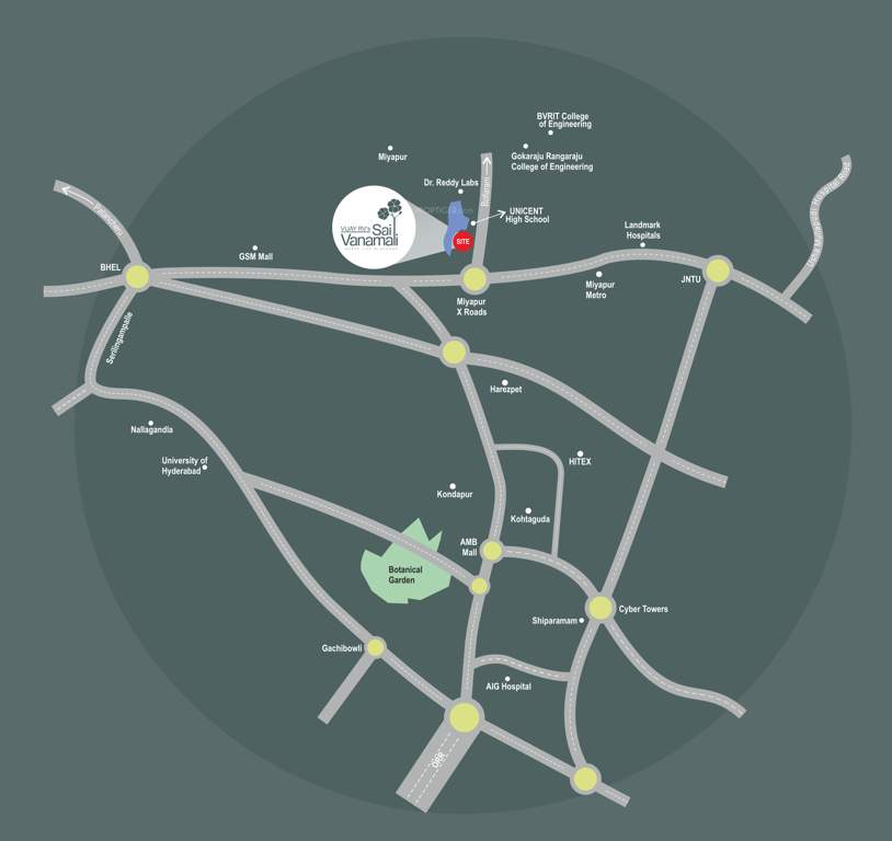  vijay rv s sai vanamali Location Plan