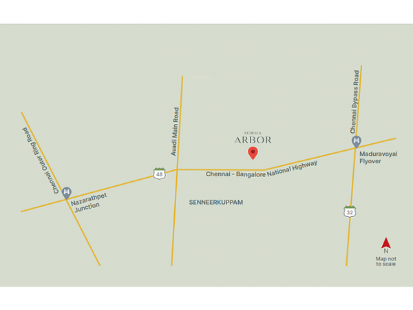 locationPlan of Sobha Arbor