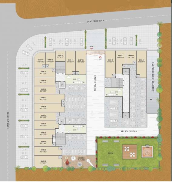  icon A Cluster Plan For Ground Floor