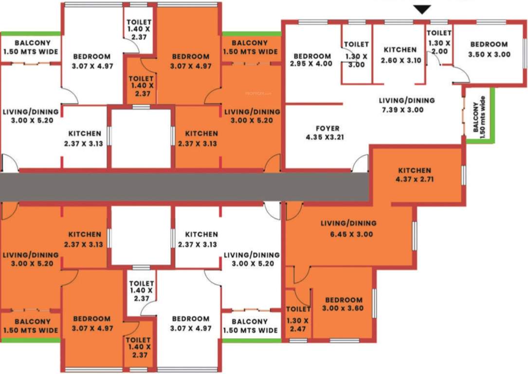  casa de flores Block A Cluster Plan from ground to 2nd Floor