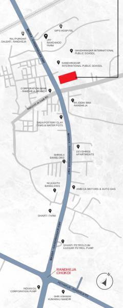  kedar-residency Location Plan