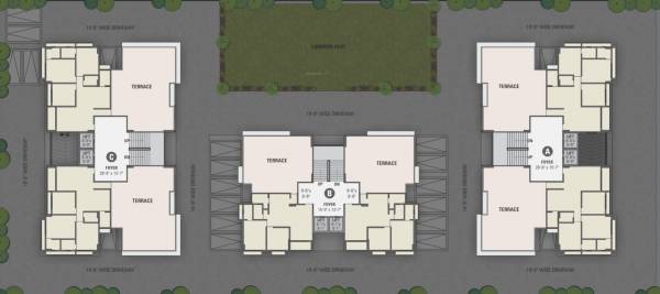  trident Block A B C Cluster Plan for 10th Floor