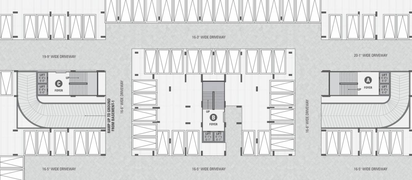  trident Block A B C Cluster Plan for Basement
