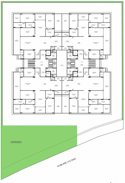  senor 1 Cluster Plan for 1st Floor