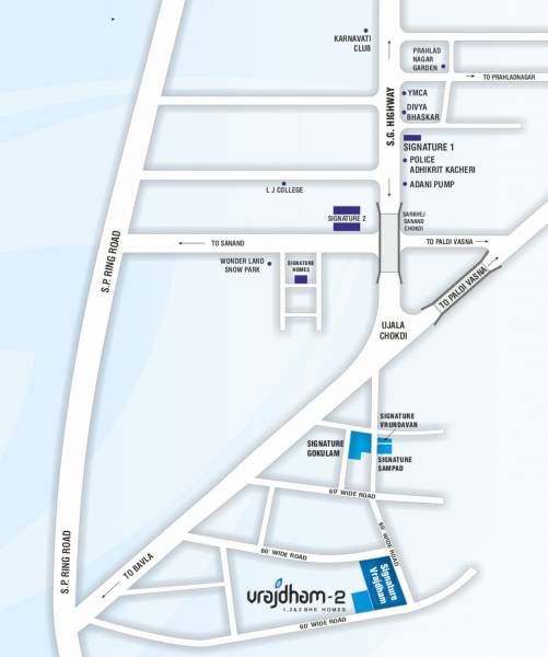  vrajdham-2 Location Plan