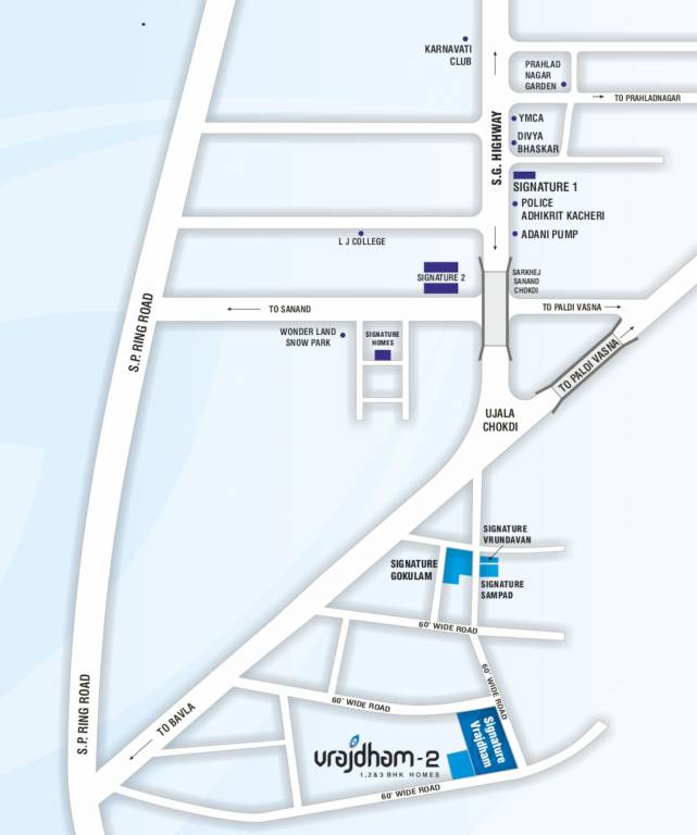  vrajdham 2 Location Plan
