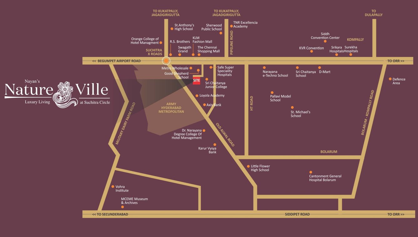  nature ville Location Plan