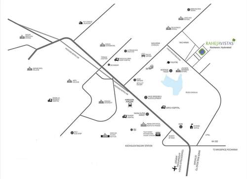  vistas-elite-tower-i Location Plan