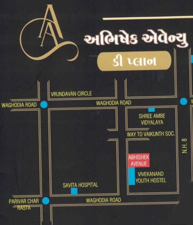 abhishek avenue Location Plan