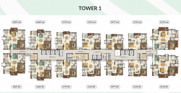  westbrook Tower-1 Cluster Plan