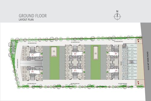  vandanam Block A To F Cluster Plan For Ground Floor