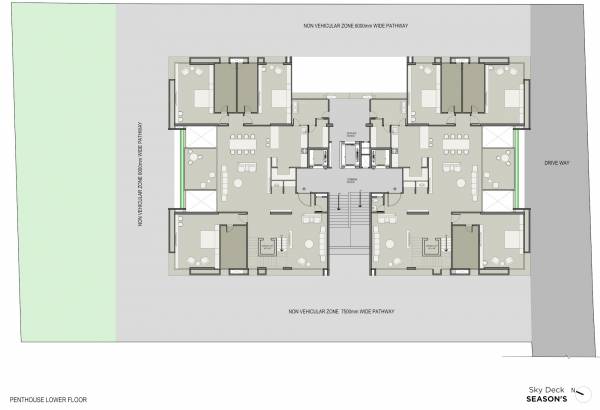  skydeck-seasons Skydeck Seasons Penthouse Lower Cluster Plan