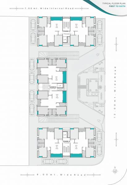  shivang-aananda- Tower-A Cluster Plan